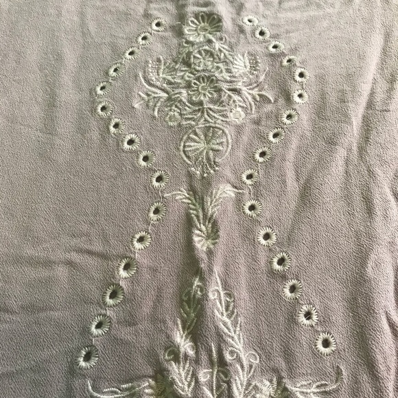 Cold Shoulder Embroidered Blouse - Picture 3 of 5